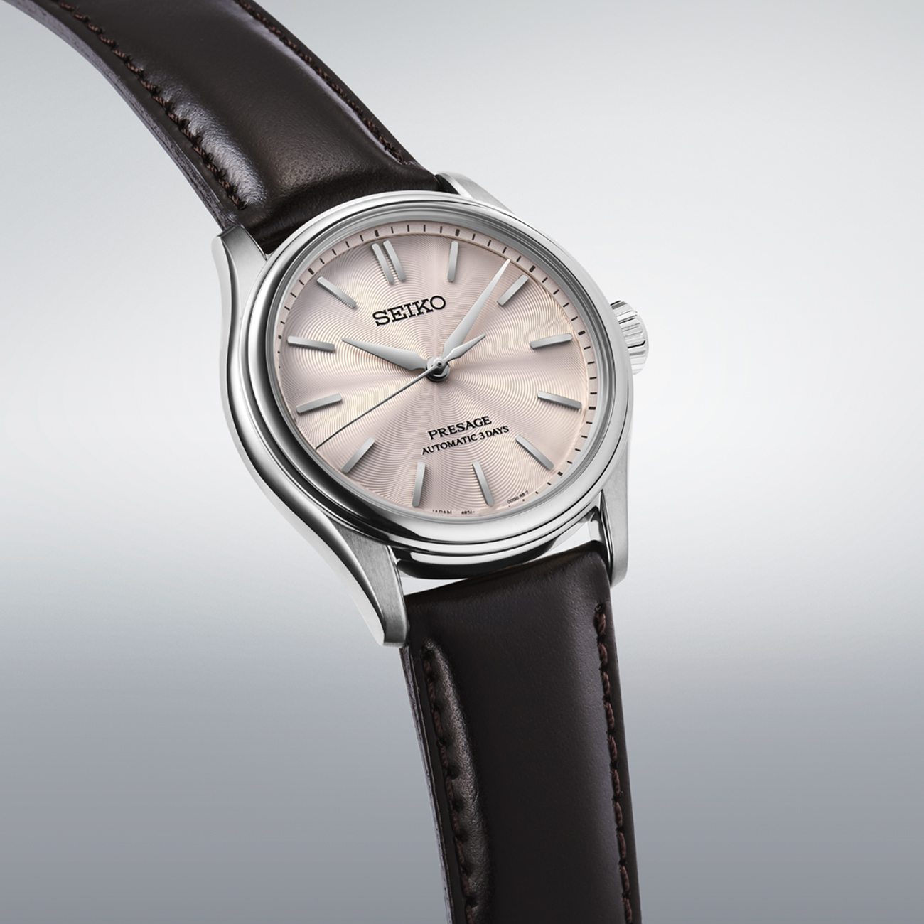 Seiko Presage Classic Series HCC003J1 Pink Dial Automatic Watch Seiko Presage Classic Series HCC003J1 automatic men's watch with Sakura-iro pink textured dial