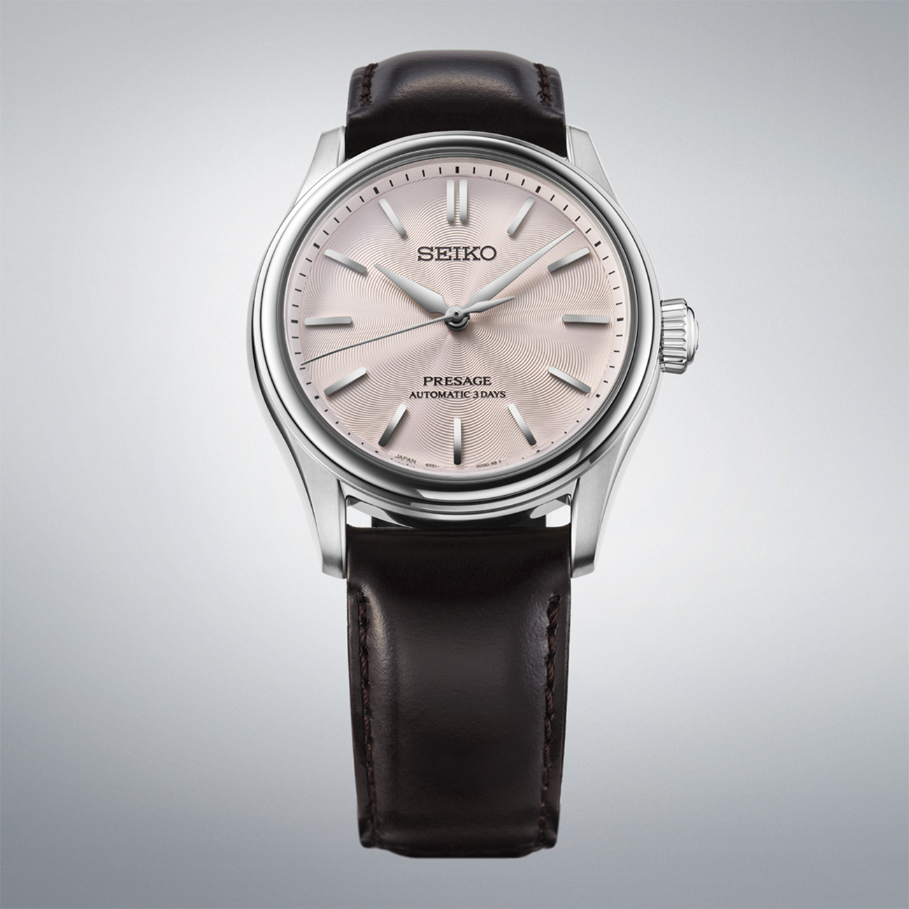 Seiko Presage Classic Series HCC003J1 Pink Dial Automatic Watch Seiko Presage Classic Series HCC003J1 automatic men's watch with Sakura-iro pink textured dial