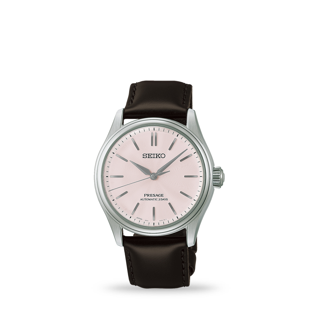 Seiko Presage Classic Series HCC003J1 Pink Dial Automatic Watch Seiko Presage Classic Series HCC003J1 automatic men's watch with Sakura-iro pink textured dial