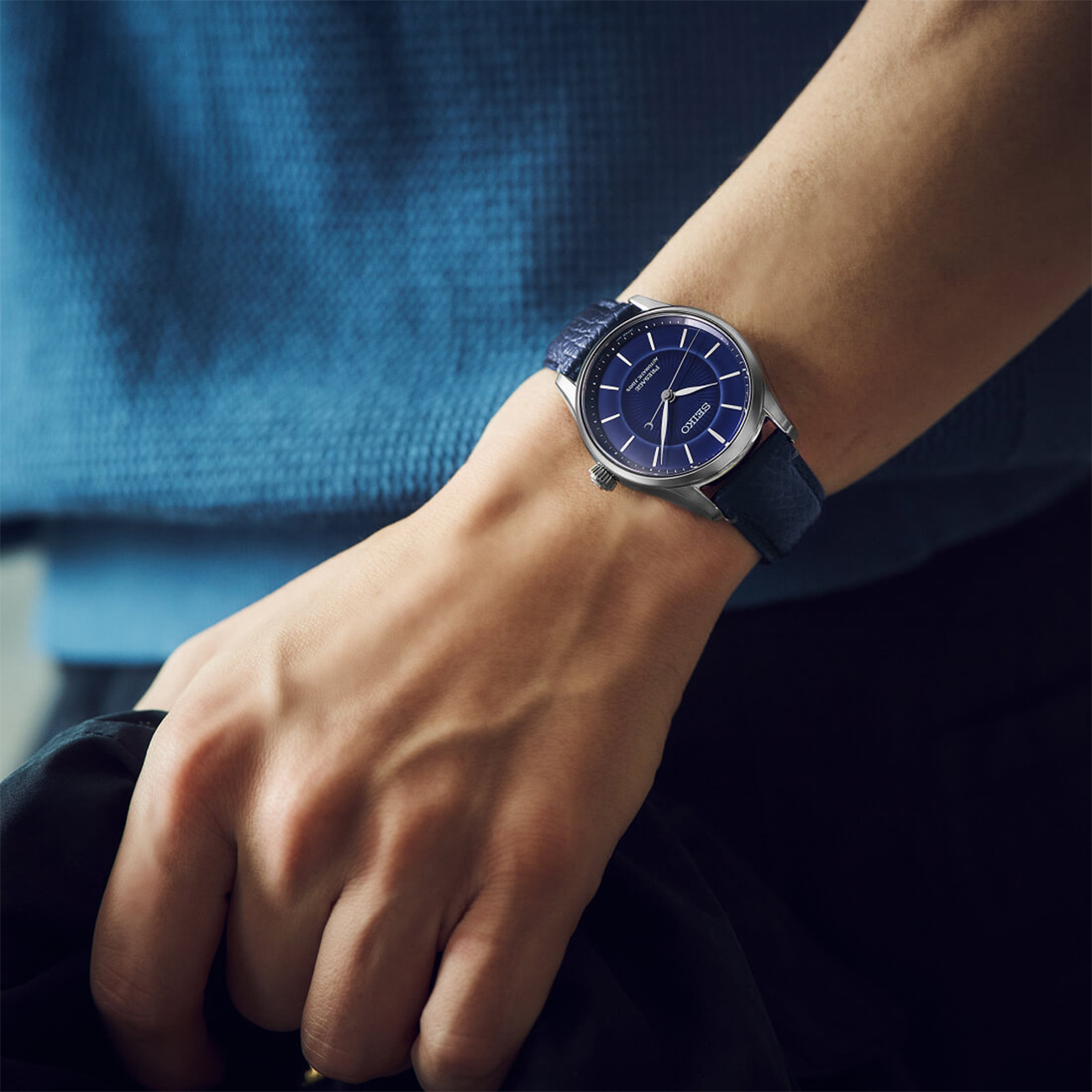 Seiko Presage HCC007J1 Ruri Blue Arita Porcelain Watch Seiko Presage Craftsmanship Series HCC007J1 limited edition automatic watch with Ruri blue Arita porcelain dial
