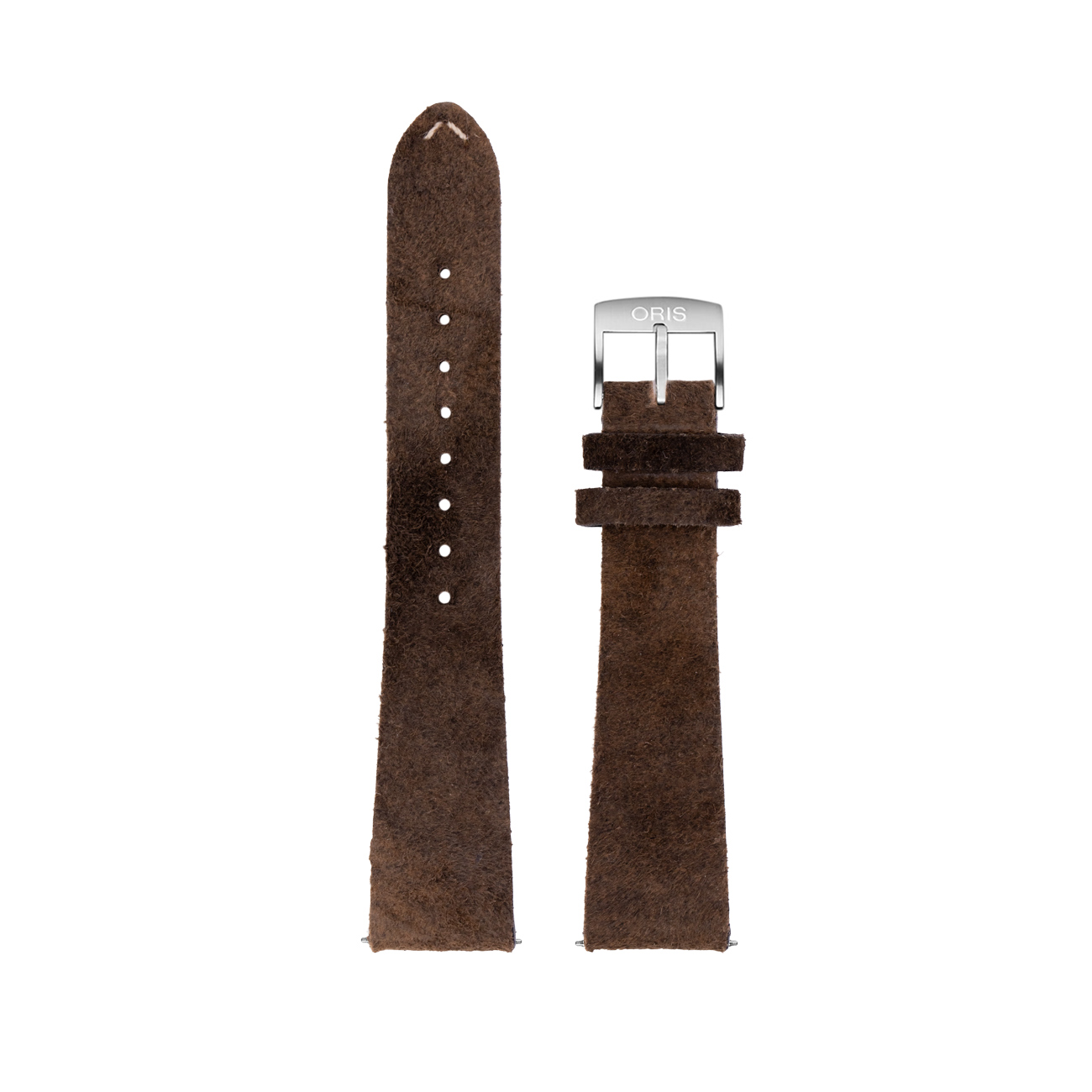 Oris Brown Leather Strap 20mm – 07-5-20-74NB Oris Brown Leather Strap 20mm with stainless steel buckle 07-5-20-74NB