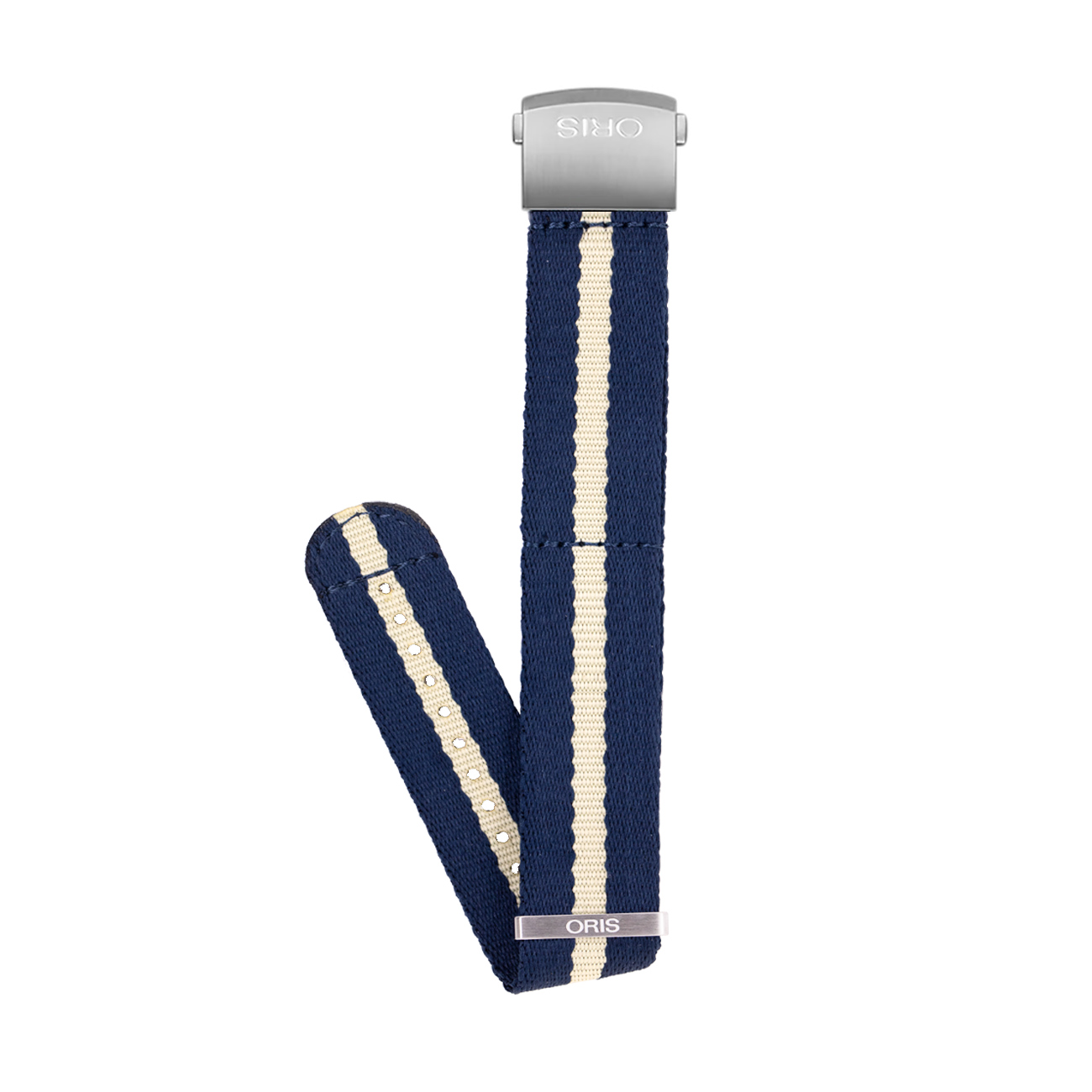 Oris Blue Beige Textile Strap 21mm – 07-5-21-29FC Oris Blue Beige Textile Strap 21mm with stainless steel folding clasp 07-5-21-29FC