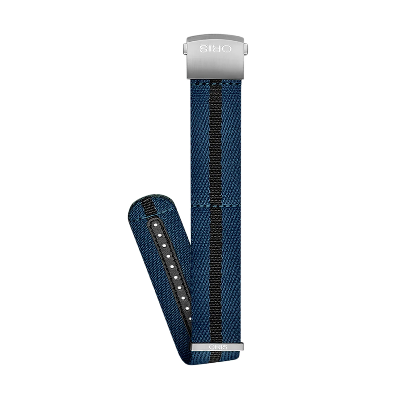 Oris Textile Strap Bi-colour 21mm – 07-5-21-28FC Oris Textile Strap Bi-colour 21mm with stainless steel folding clasp 07-5-21-28FC