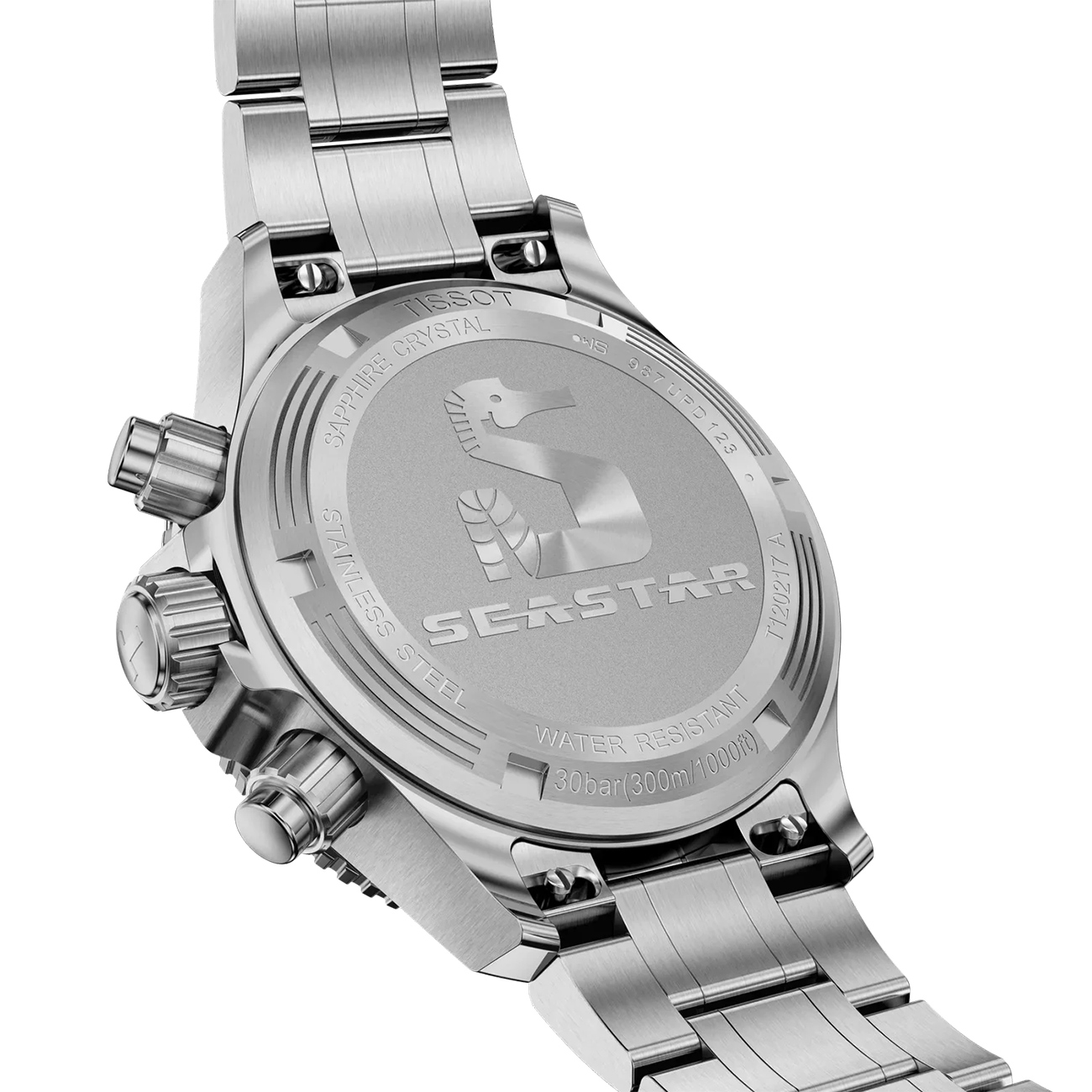 Tissot Seastar 1000 38mm T1202171101100 Chronograph Watch Tissot Seastar 1000 38mm T1202171101100 grey gradient dial Swiss quartz chronograph watch