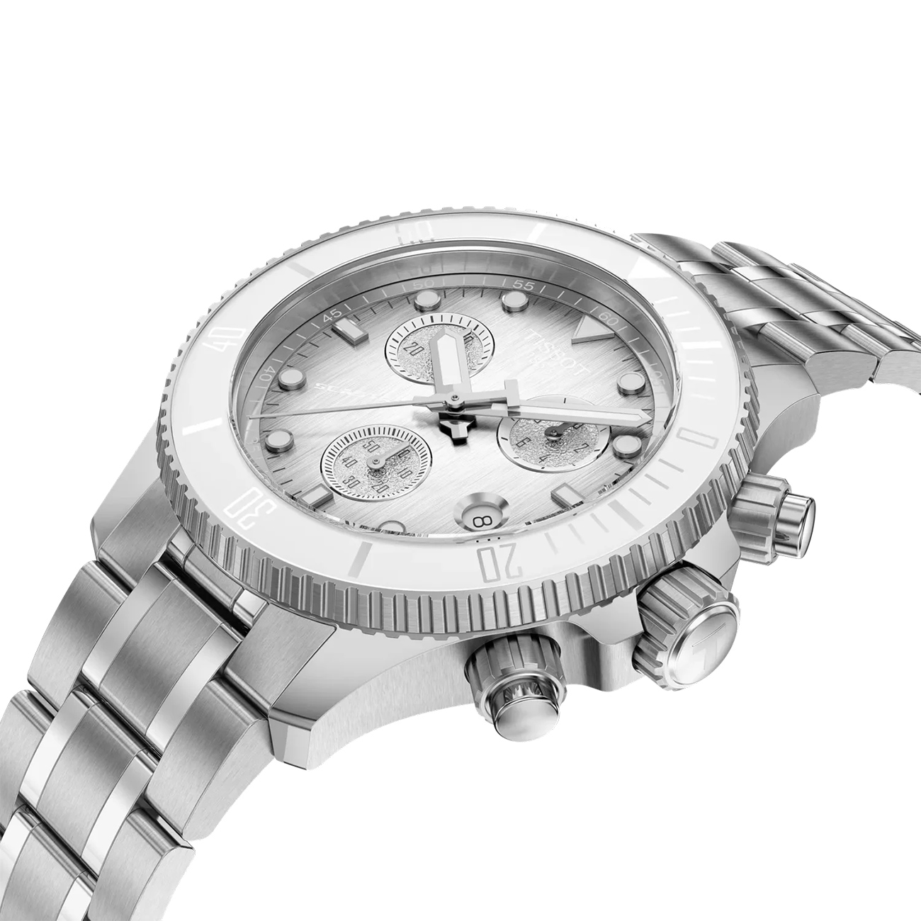 Tissot Seastar 1000 38mm T1202171101100 Chronograph Watch Tissot Seastar 1000 38mm T1202171101100 grey gradient dial Swiss quartz chronograph watch