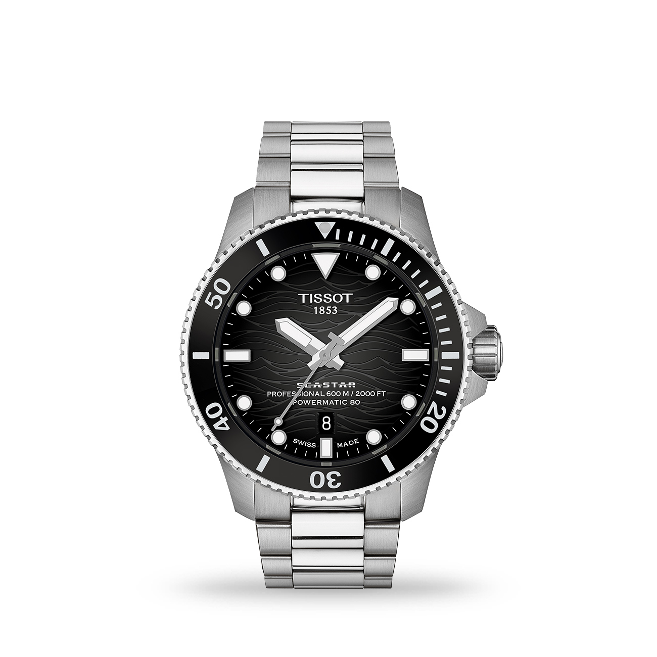 Tissot Seastar 2000 44mm T1209071105100 Automatic Watch Tissot Seastar 2000 44mm T1209071105100 grey gradient dial automatic dive watch