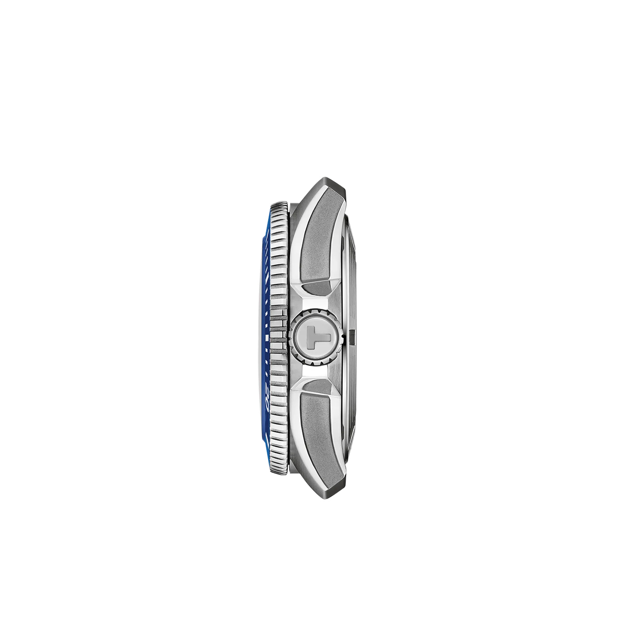 Tissot Seastar 2000 44mm T1209071704100 Automatic Dive Watch Tissot Seastar 2000 44mm T1209071704100 Swiss automatic blue dive watch with ceramic bezel - side