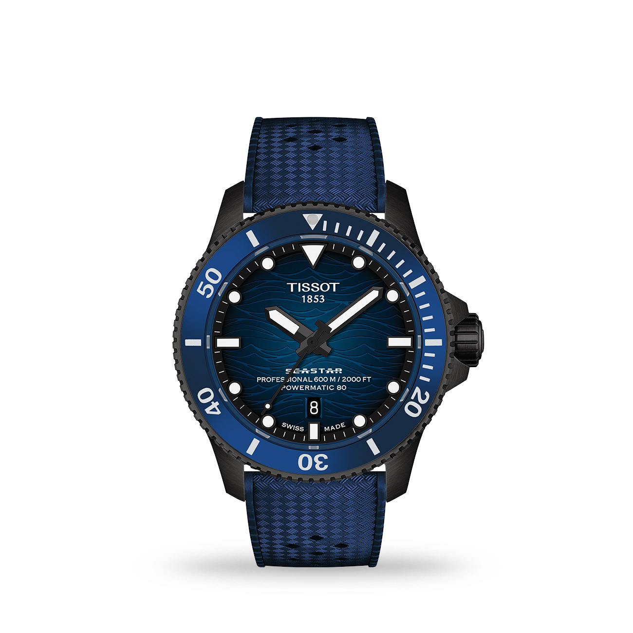 Tissot Seastar 2000 44mm T1209073704100 Blue PVD Watch Tissot Seastar 2000 44mm T1209073704100 blue PVD Swiss automatic dive watch