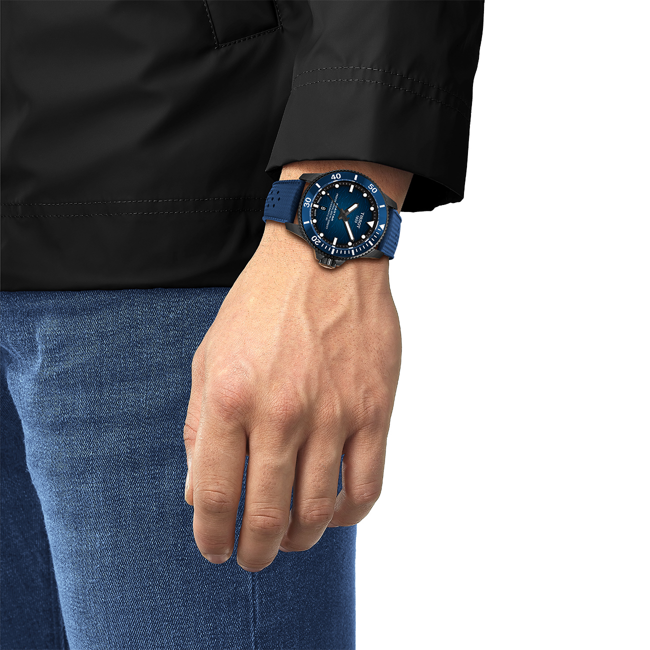 Tissot Seastar 2000 44mm T1209073704100 Blue PVD Watch Tissot Seastar 2000 44mm T1209073704100 blue PVD Swiss automatic dive watch