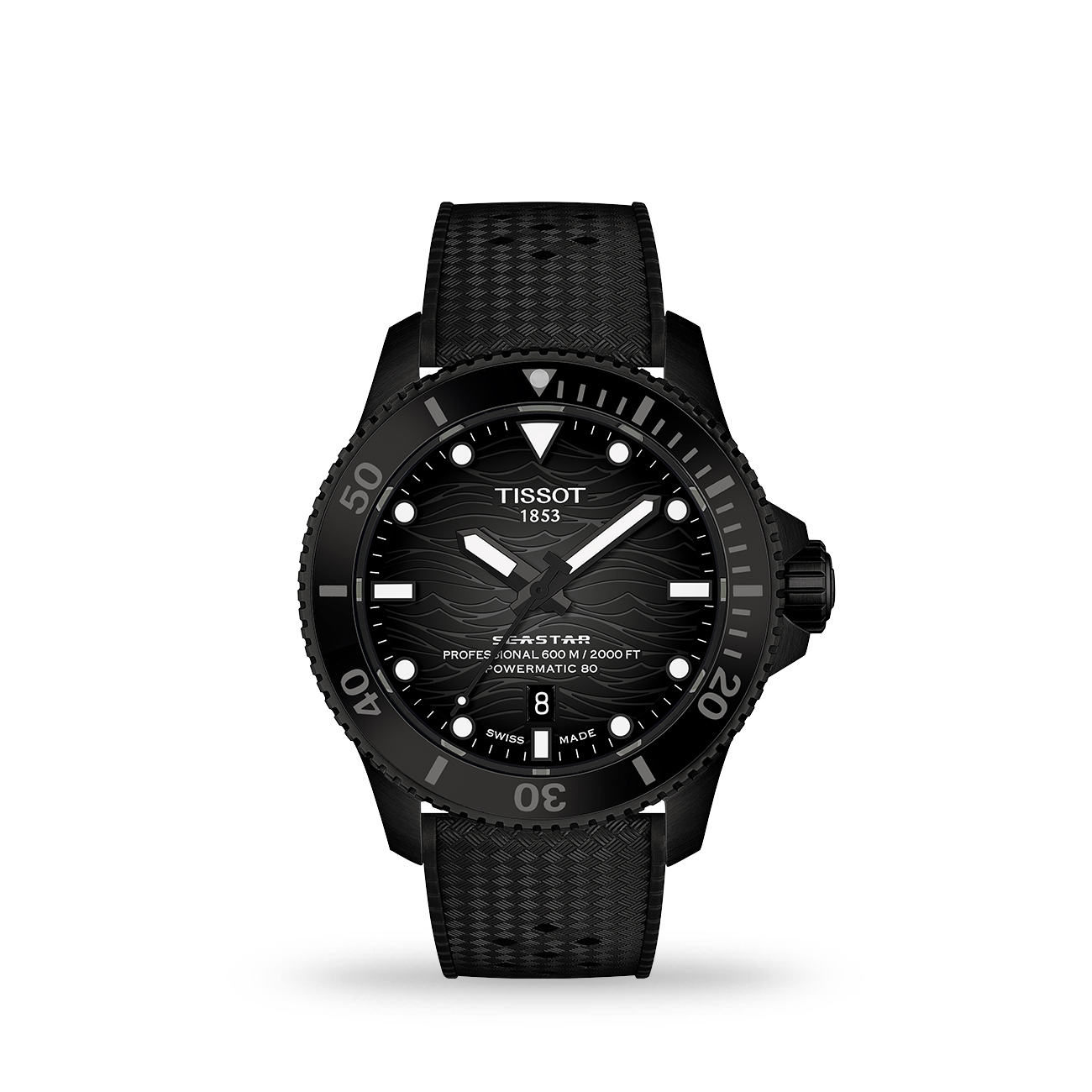 Tissot Seastar 2000 44mm T1209073705100 Black PVD Dive Watch Tissot Seastar 2000 44mm T1209073705100 Swiss automatic black PVD dive watch
