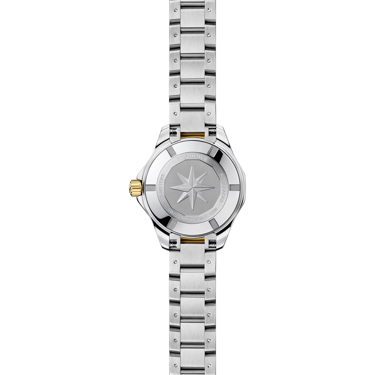 TAG Heuer Aquaracer 28mm WBP1422.BB0006 Watch TAG Heuer Aquaracer 28mm WBP1422.BB0006 women’s luxury two-tone watch with mother-of-pearl dial
