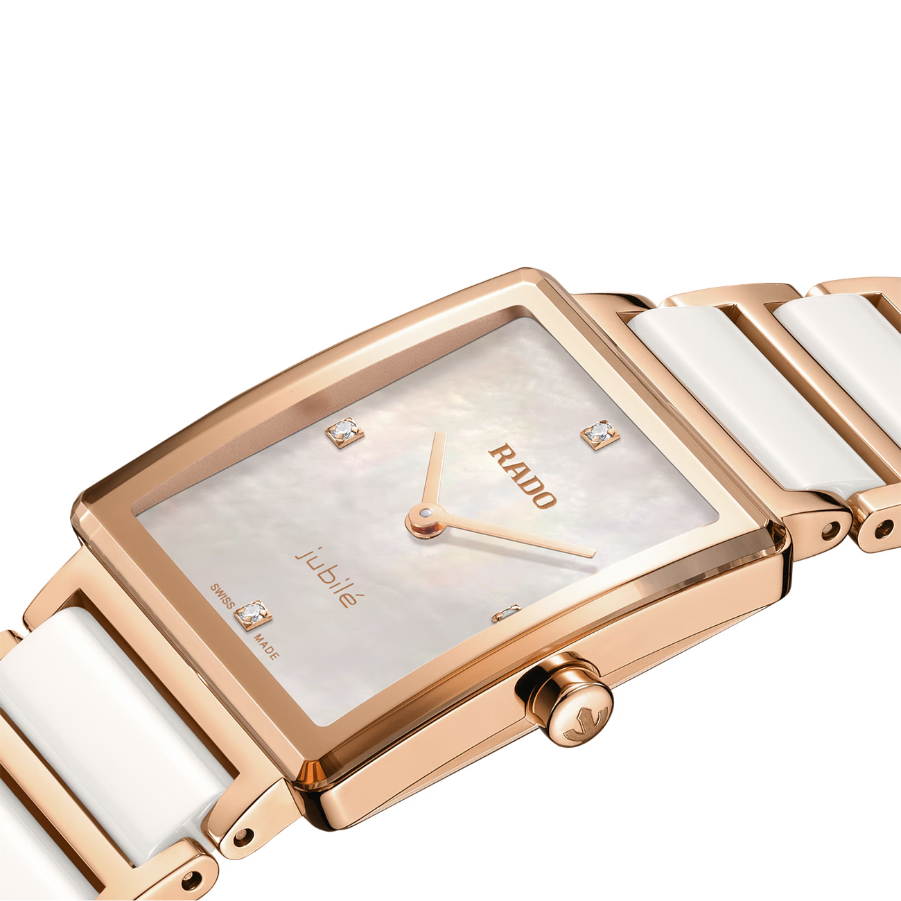 Rado Integral Diamonds R20251902 Women's Quartz Watch Rado Integral Diamonds R20251902 ladies Swiss quartz watch with mother of pearl diamond dial