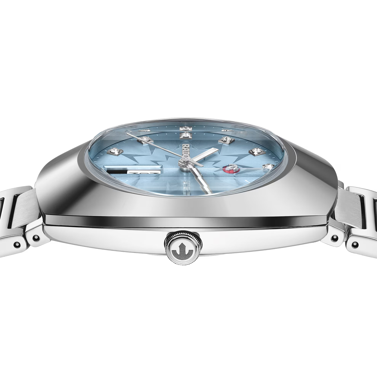 Rado DiaStar Original Automatic R12160223 Watch Rado DiaStar Original Automatic R12160223 men's Swiss watch with blue sunray dial and Ceramos bezel