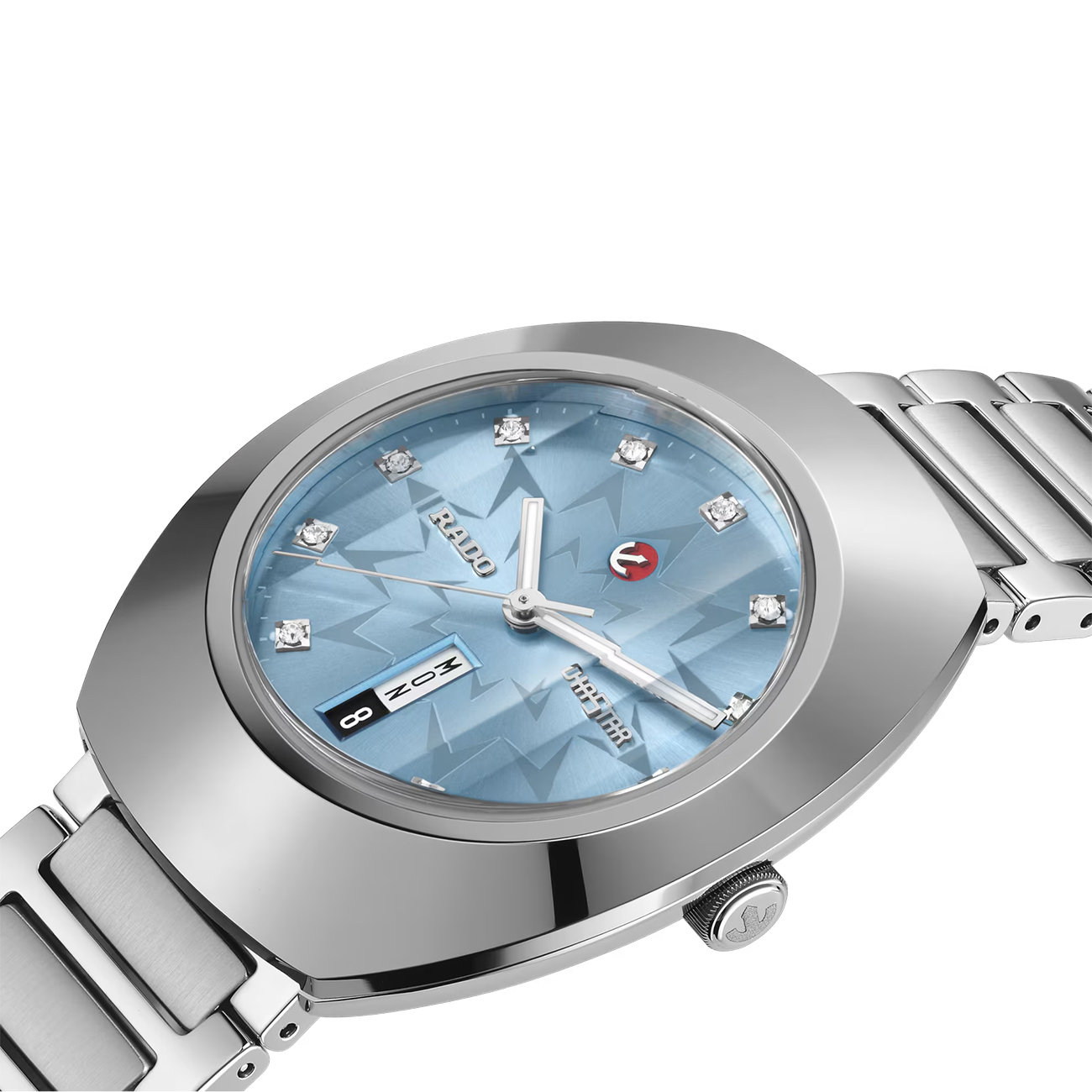 Rado DiaStar Original Automatic R12160223 Watch Rado DiaStar Original Automatic R12160223 men's Swiss watch with blue sunray dial and Ceramos bezel