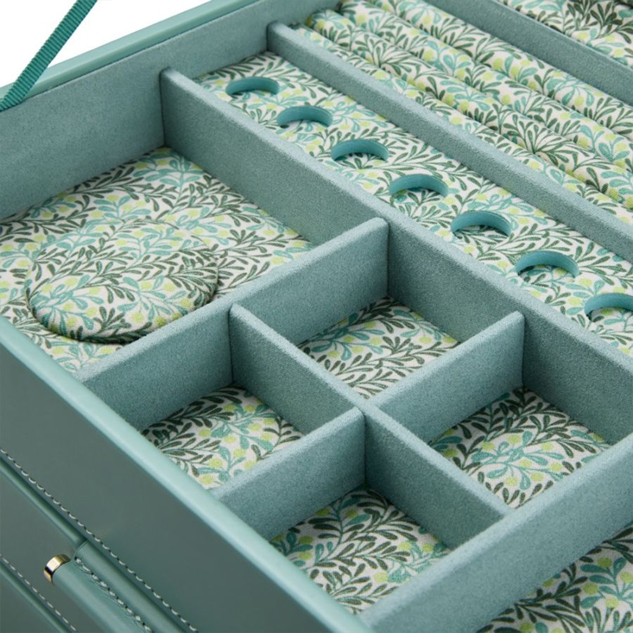 WOLF Sophia Jewellery Box with Drawers Jade Fruit Botanical – SKU 399330 WOLF x Fiona Howard Sophia Jewellery Box with Drawers Jade Fruit Botanical SKU 399330