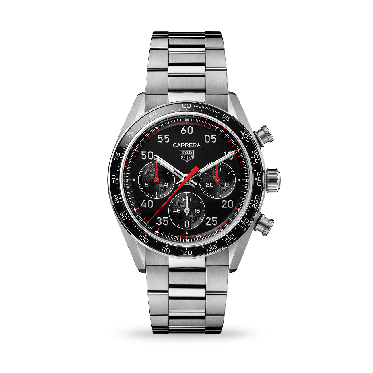 TAG Heuer Carrera CDB2110.BA0054 Black Opalin Dial TAG Heuer Carrera Chronograph CDB2110.BA0054 42mm automatic watch with black opalin dial