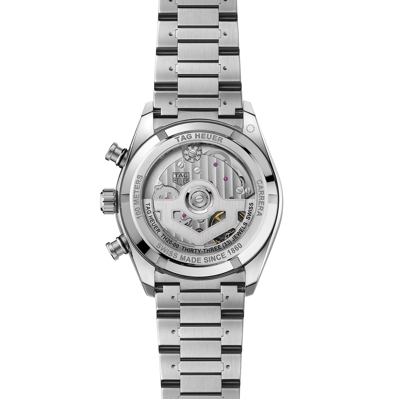 TAG Heuer Carrera CDB2110.BA0054 Black Opalin Dial TAG Heuer Carrera Chronograph CDB2110.BA0054 42mm automatic watch with black opalin dial - back