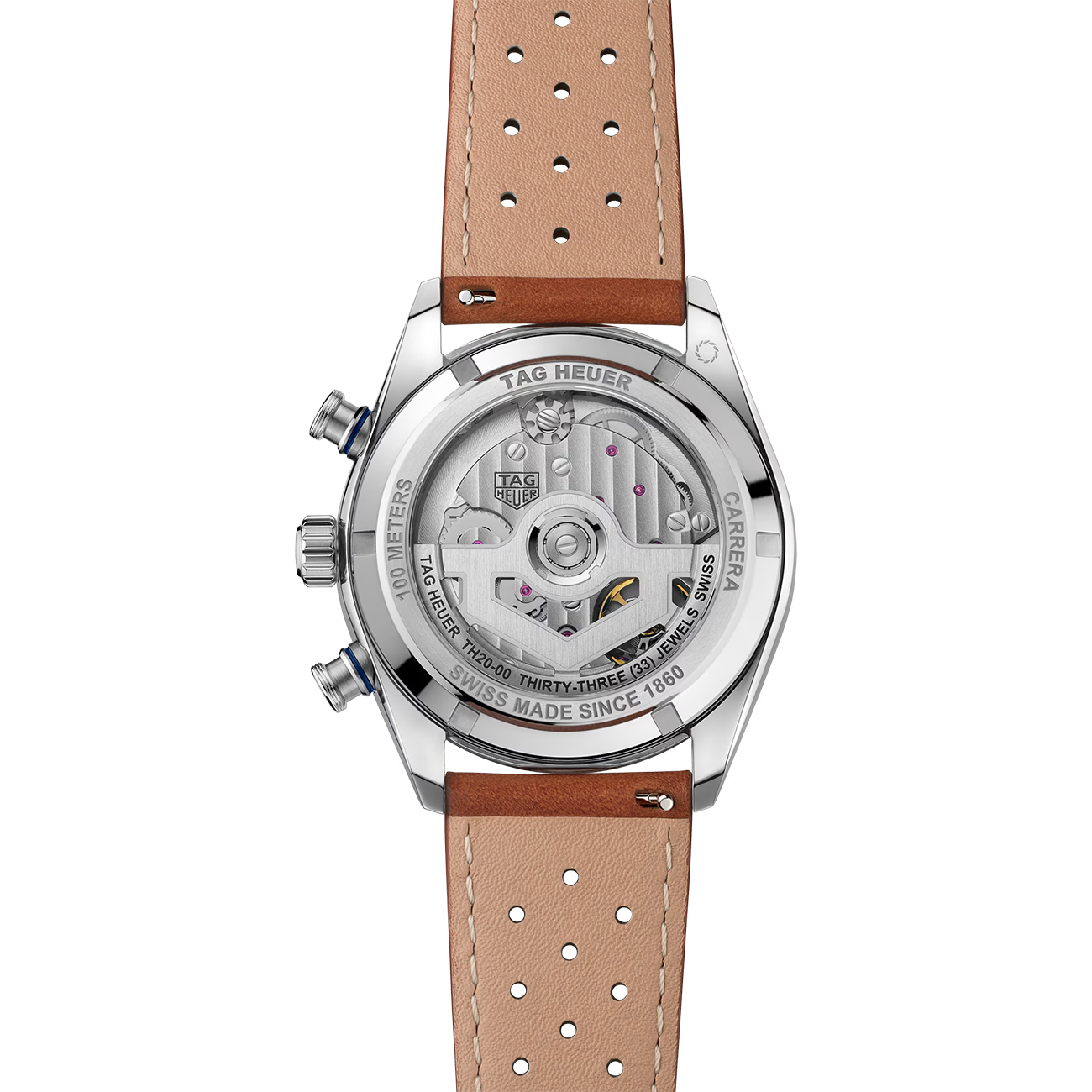 TAG Heuer Carrera Chronograph CDB2111.FC8378 Blue Dial Brown Strap TAG Heuer Carrera Chronograph CDB2111.FC8378 42mm automatic watch with blue dial and brown leather