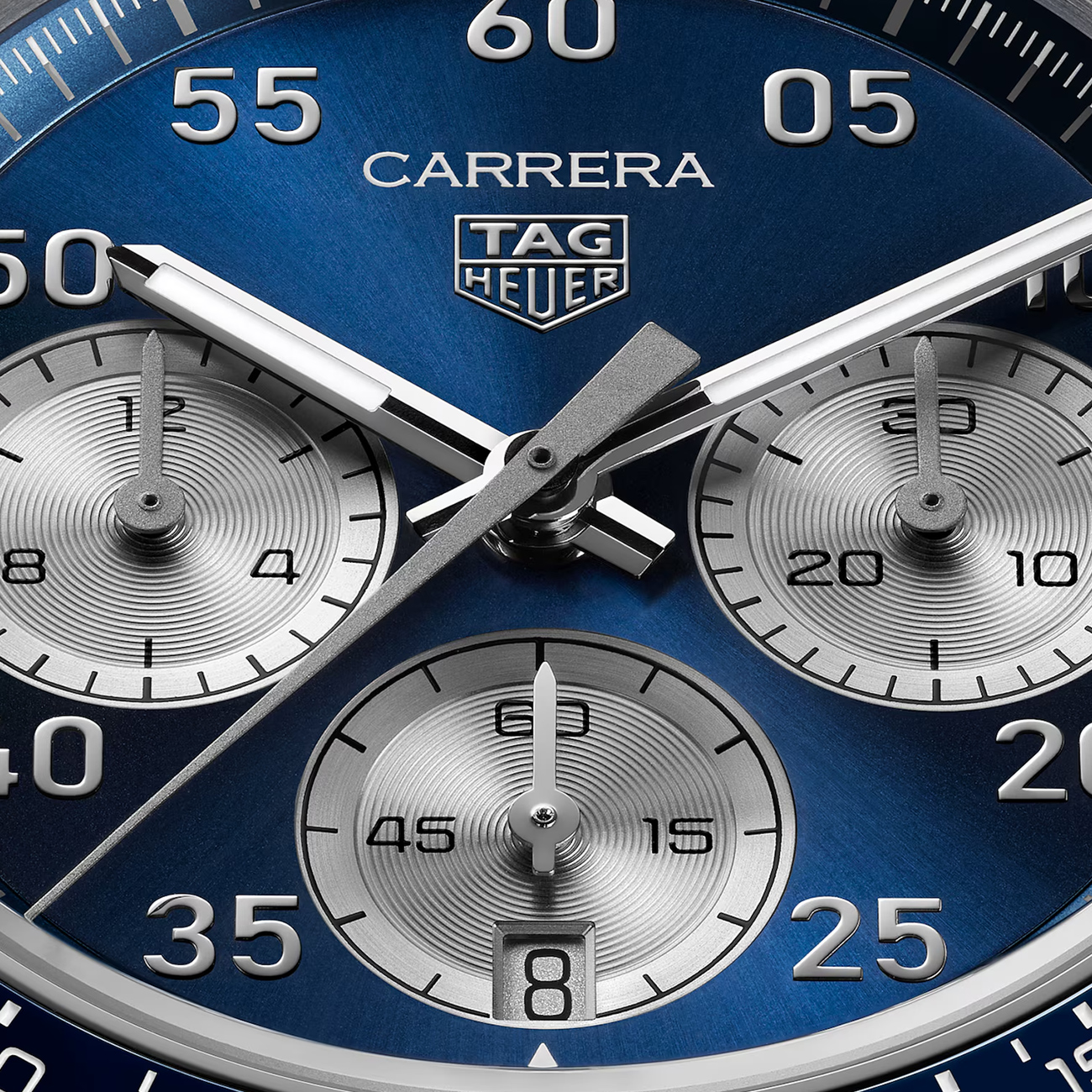 TAG Heuer Carrera Chronograph CDB2111.FC8378 Blue Dial Brown Strap TAG Heuer Carrera Chronograph CDB2111.FC8378 42mm automatic watch with blue dial and brown leather