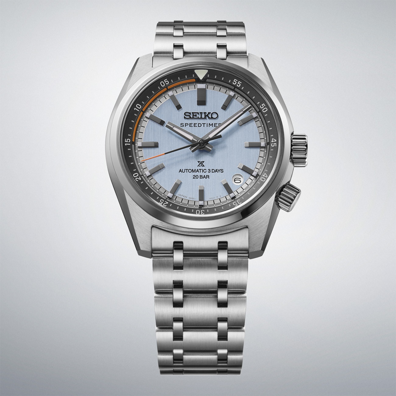 Seiko Prospex HBC003J1 Speedtimer Mechanical Watch Seiko Prospex HBC003J1 Speedtimer mechanical racing watch with orange seconds hand and countdown timer