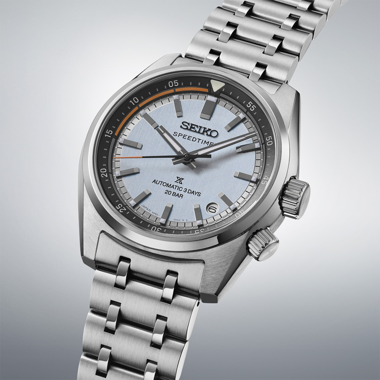 Seiko Prospex HBC003J1 Speedtimer Mechanical Watch Seiko Prospex HBC003J1 Speedtimer mechanical racing watch with orange seconds hand and countdown timer
